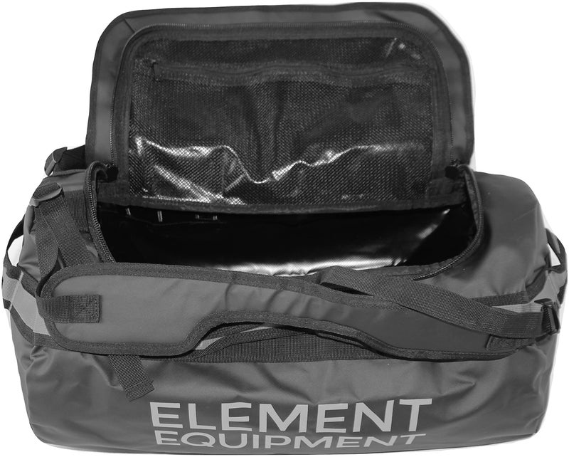 Element Equipment Trailhead Duffel Bag Shoulder Straps Waterproof Black/Grey Large - Image 3